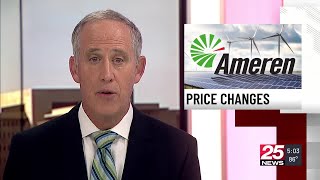 Ameren Illinois electric prices changing in October