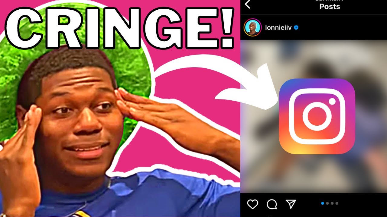 Reacting to my FIRST Instagram Posts | LonnieIIV TikTok