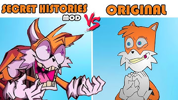 FnF Secret Histories Mod but with Secret History of Tails Animation   FnF Mod x Original Comparison