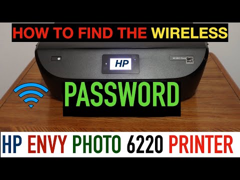 HP Envy Photo 6220 Wireless Password ?