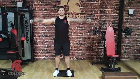 Elevação Lateral Halteres Isometria