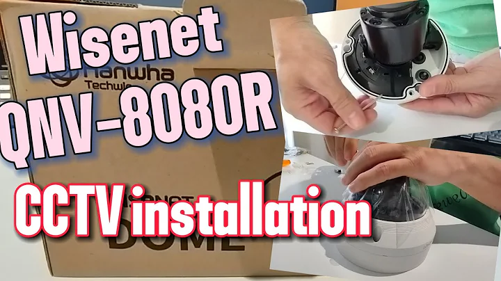 Hanwa Wisenet QNV-8080R Installation