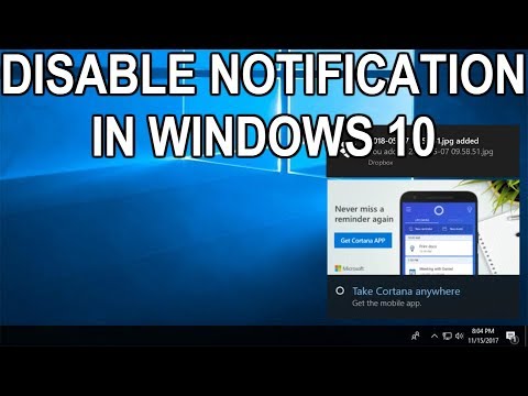 Email notification in windows 10