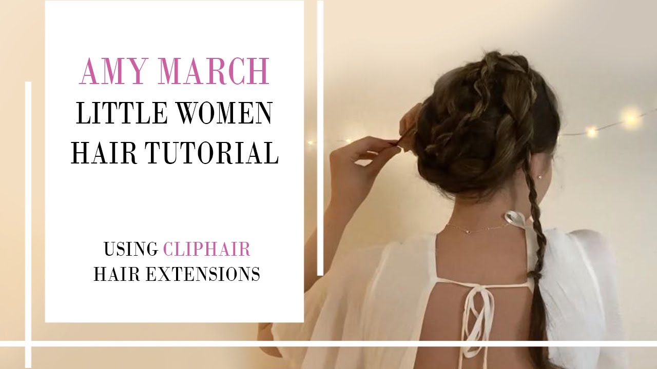 Amy March - Little Women Hairstyle Tutorial - YouTube