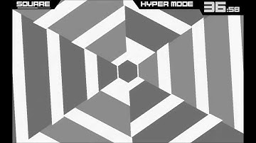 Super Hexagon (6) - Getting more than 60 sec in Hyper Mode Hexagonest level + Game Ending