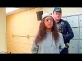 Violent Rebel Brat Makes Cops’ Life Living Hell, Breaks into Building, Kicks, Spits, Barks Like Mad