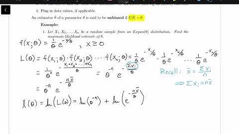 13. Maximum Likelihood and Method of Moments Estimators