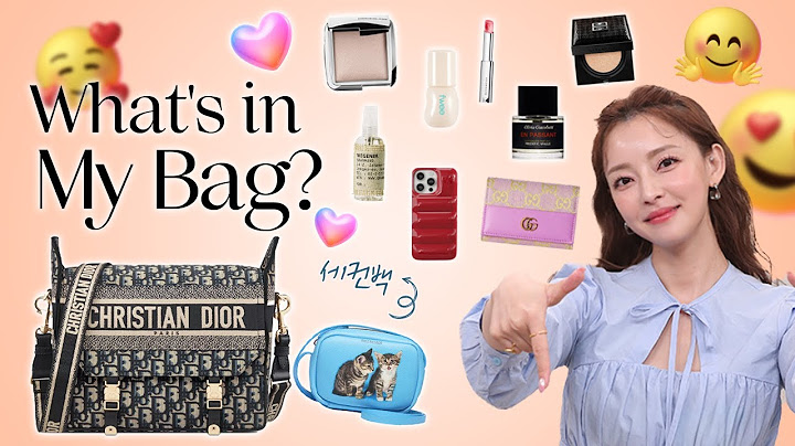 향수&누드립 덕후, 쿨톤 그 자체인 쇼호스트 왓츠인마이백❤️ 디올 캠프백vs북토트, 명품 화장품 비추템, 구찌 지갑, 향수 인생템 👜