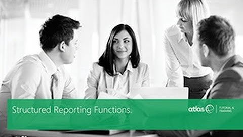 Atlas Training: Structured Reporting Functions