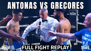 Efsthathios Antonas V Ezequiel Gregores Full Fight Replay April 12