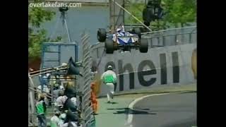 Jacques Villeneuve Crashes Into 