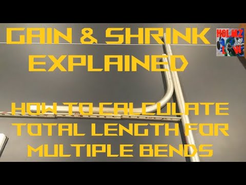 Conduit Bending: How to use Shrink & Gain to Calculate Total Length