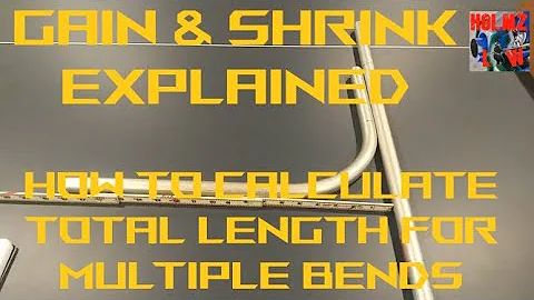 Conduit Bending: How to use Shrink & Gain to Calculate Total Length