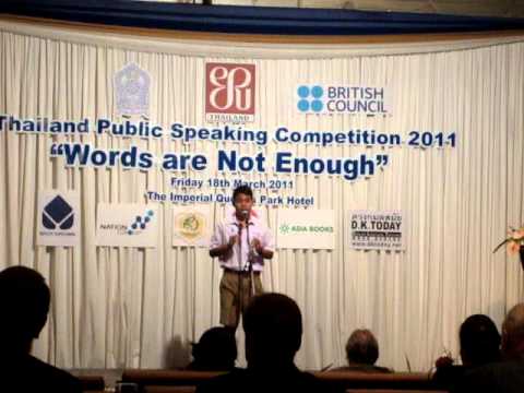 Winner of the national ESU speaking competition 20...