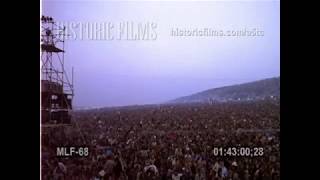 The Who and Jimi Hendrix - Isle Of Wight Festival 1970 (B-Roll No Sound)