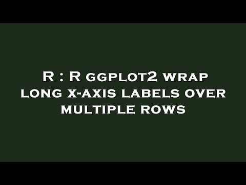 R : R ggplot2 wrap long x-axis labels over multiple rows