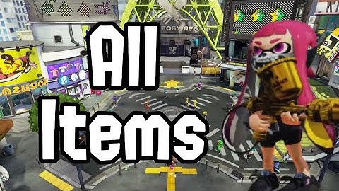Splatoon ALL Items!(Modded by SPLATHEX)