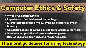 Computer Ethics & Safety | SEC 1 – Unit 1 | UG Semester 3 | Ranchi University