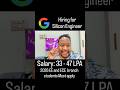 Google is hiring for Silicon Engineer 2026. #students #google #btech #googlejob #itjob