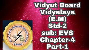 489.Std-2,EVS,Chapter-4,Part-1,Vidyut Board Vidyalaya | BHAGYESH THAKKAR