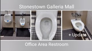Stonestown Galleria Mall Office Area Restroom Full Shoot Update + 1990s, 2017-2019 Kohler Fixtures.