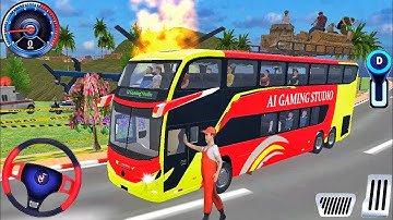 Real Coach Bus Driving 3D - Bus Simulator Game 2025 New Bus Game Videos Android Gameplay