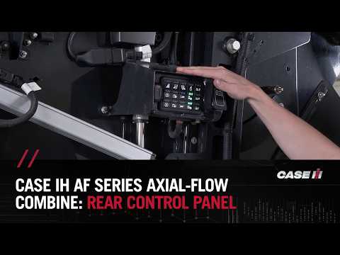 AF Series Combines – Rear Control Panel