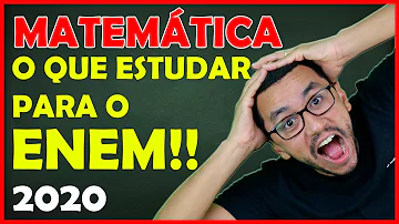 Como estudar matemática para o Enem 2020?