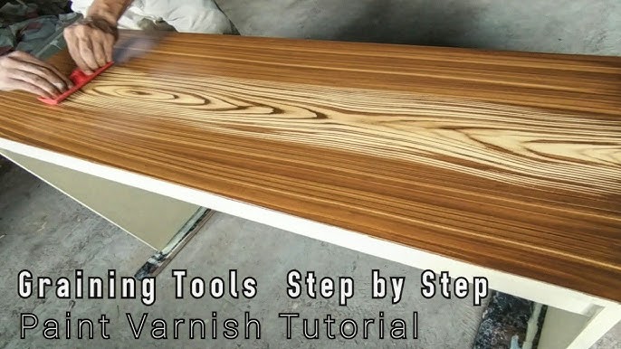 Wood Grain Tool Set, 6pcs 7 Inch Graining Painting Tool Wood Texture Paint  Roller Wood Pattern Tool -n2804