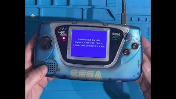 2 x 2400mah battery Sega game gear mod