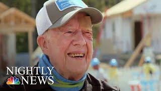 Jimmy Carter’s Habitat For Humanity Project Builds Affordable Homes In Nashville | NBC Nightly News