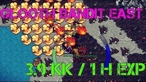 #2 Tibia MS/ED 120lvl + | Glooth Bandit East | 3.9kk~  EXP/H