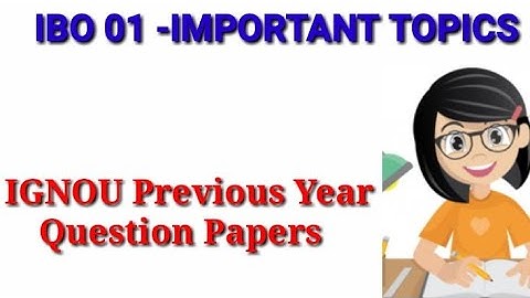 IBO01-Important Topics for exam | IGNOU Previous year Questions| Malayalam |