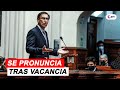 Martín Vizcarra brinda mensaje a la Nación tras vacancia presidencial | EN VIVO