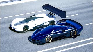 SRT Tomahawk vs SSC Tuatara GTR at Drag Rce 20 KM