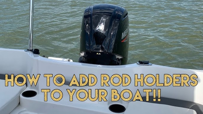 The Best Easy Rod Holder Solution For Your Boat. Clamp On Rod Holder. 