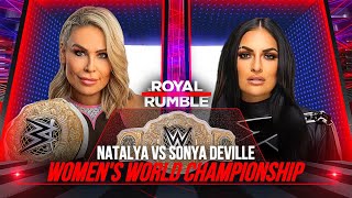 WWE 2K23 ROYAL RUMBLE NATALYA VS SONYA DEVILLE - WWE WOMEN’S WORLD CHAMPIONSHIP