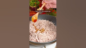 EASY & QUICK SIMPLIFEID CHINESE MEAT FLOSS RECIPE #recipe #pork #chinesefood #cooking