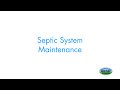 Septic System Maintenance