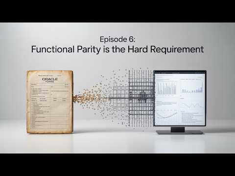 Episode 6—Oracle Forms Migration: Why Functional Parity Is the Hard Requirement
