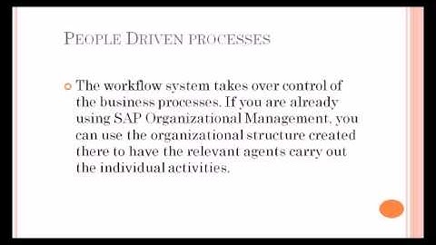 SAP WORKFLOW Training |SAP WORKFLOW Demo Video