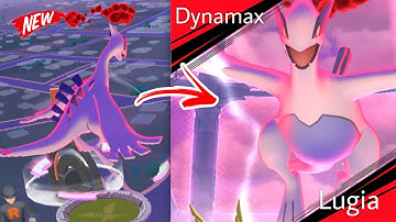 *NEW* DYNAMAX LUGIA raid in Pokemon GO.