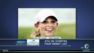 Sara Brown on Golf Channel's Morning Drive