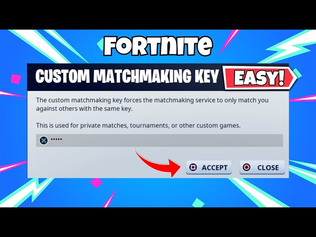 How to Join a Fortnite Custom Matchmaking Lobby