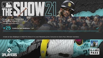 MLB The Show 21 Create an Epic Ballplayer Weekly Xbox Game Pass Quest Guide