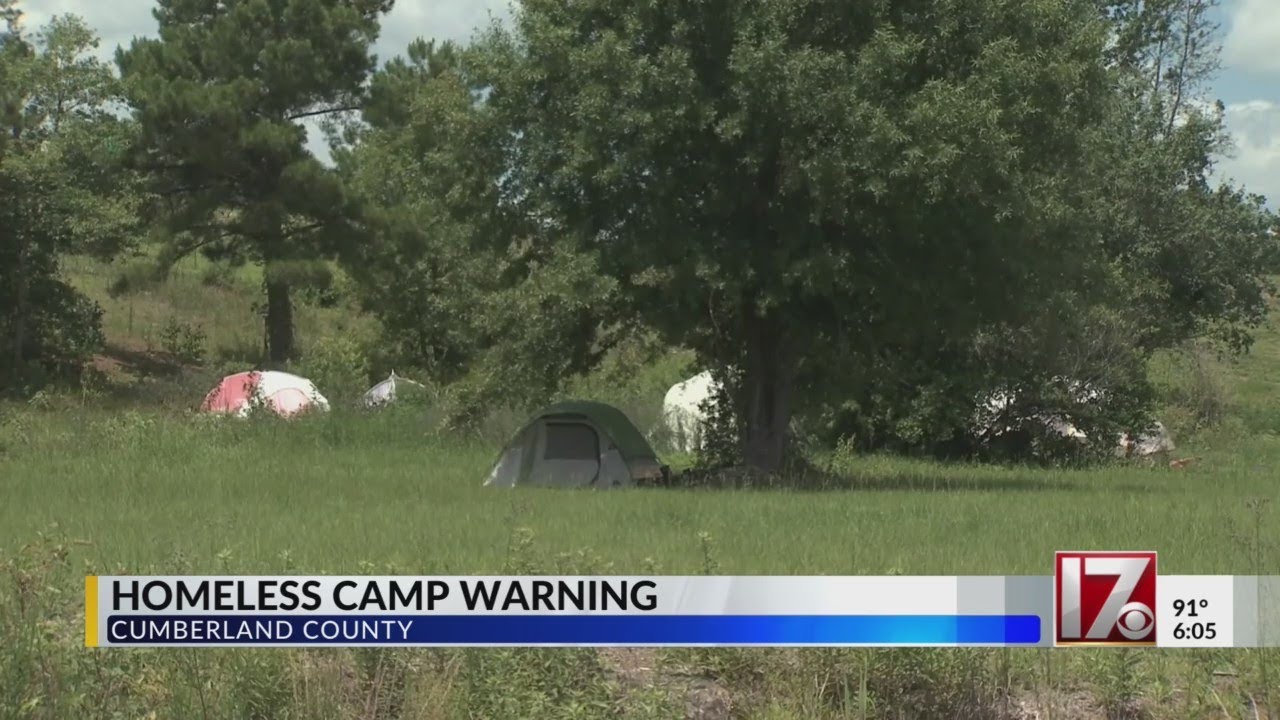 Cumberland County issues sex offender warning about homeless camp
