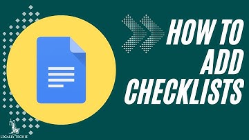 Google Docs for Law Firms | How to Add Checklists in Google Docs