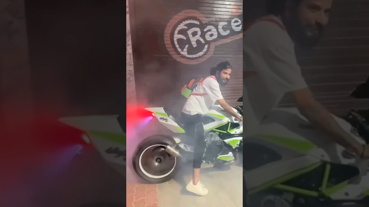 THE Uk07 RIDER BURNOUT X NINJA H2 || 