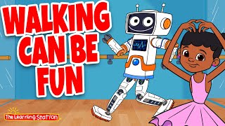 walking can be fun movement songs for kids action songs brain breaks by the learning station