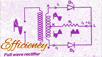 Efficiency of full wave rectifier